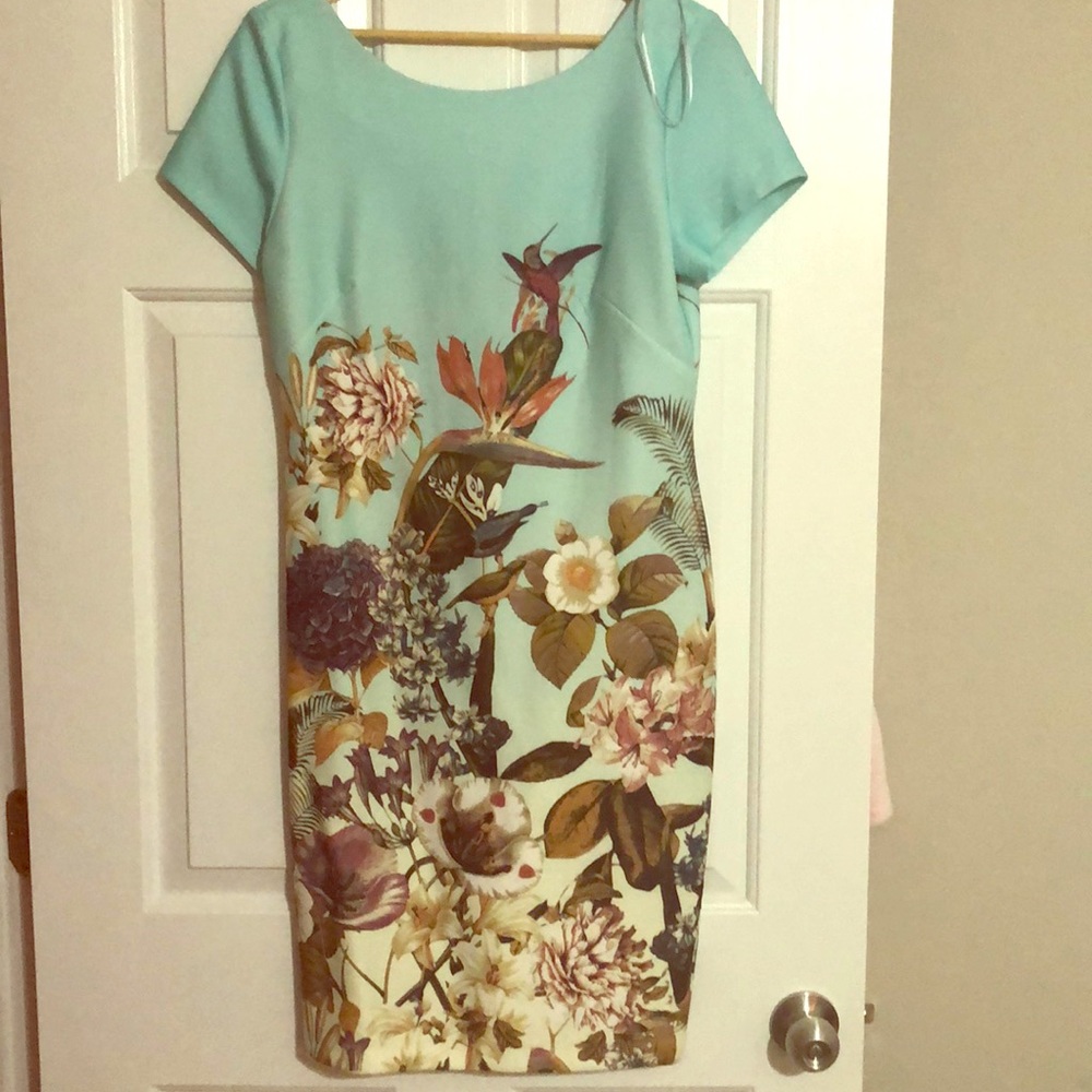 Teal dress